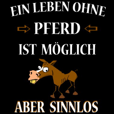 Motiv Ein Leben ohne Pferd ist möglich aber sinnlos