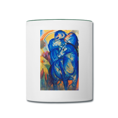 Pferde Tasse - Franz Marc - Turm der blauen Pferde. 1913.