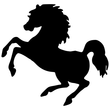 Motiv Pferd Silhouette
