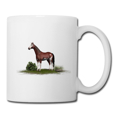 Pferde Tasse - Pferd - braunes Pferd
