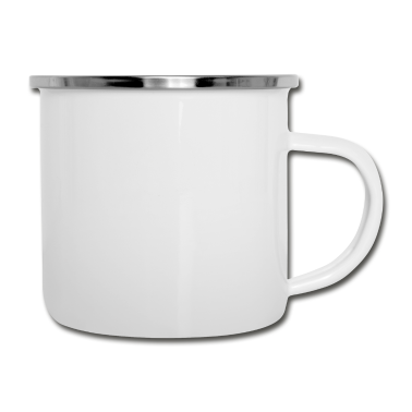 Pferde Emaille Tasse - Pferd