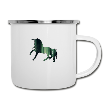 Pferde Emaille Tasse - Das Mystera-Pferd- Ich habe kein Pferd.