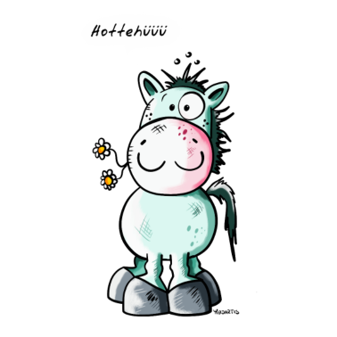 Motiv Blaues Pferd - Pferde - Pony - Blau - Tier - Tiere
