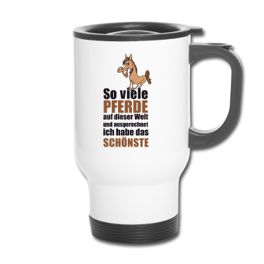 Pferde Thermobecher - Mein schönstes Pferd