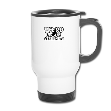 Pferde Thermobecher - Pferd Reiten Reiter Spruch Tier