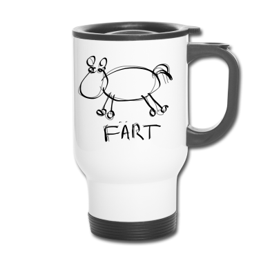 Pferde Thermobecher - Färt, Pferd, T-Shirt, Geschenk