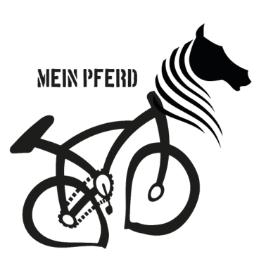 Motiv Mein Pferd Bike Tshirt I Fahrradfahren Triathlon T