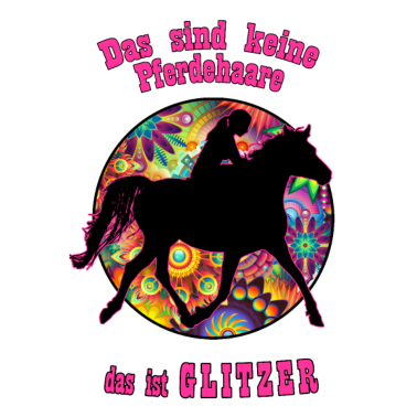 Motiv spruch lustig Pferd