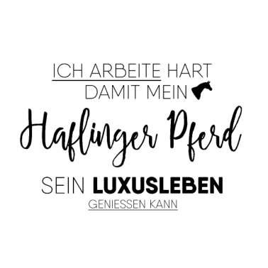 Motiv Haflinger Pferd Geschenk