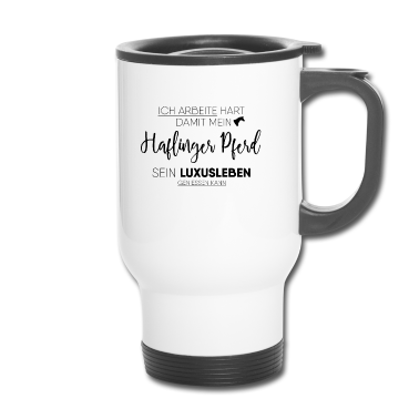 Pferde Thermobecher - Haflinger Pferd Geschenk