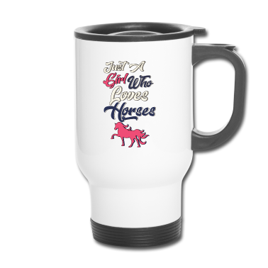 Pferde Thermobecher - Pferde-Mädchen