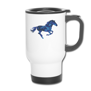 Pferde Thermobecher - Pferd Pferd