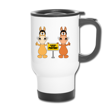 Pferde Thermobecher - WILLKOMMEN AUF DEM PONYHOF - PFERDE - PONYS