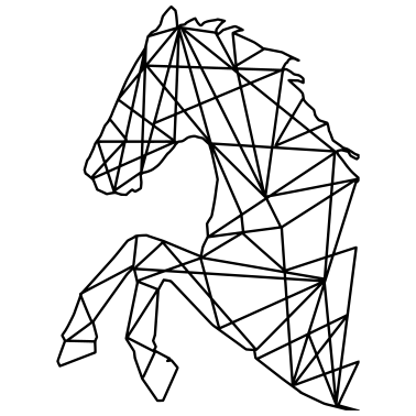 Motiv PFERD ,PFERDE Grafik mit Pferd