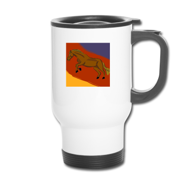 Pferde Thermobecher - Pferde