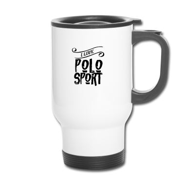 Pferde Thermobecher - Pferde Polo Pferde Polo Pferde Polo Pferde Polo