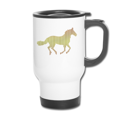 Pferde Thermobecher - Pferd Pferd Vektor Pferd Zeichnen Linie