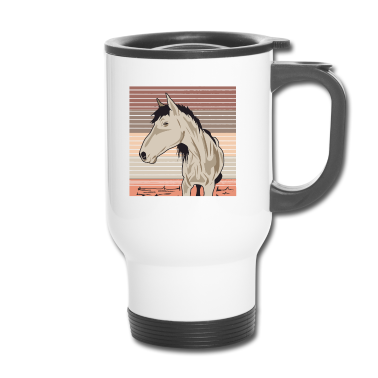 Pferde Thermobecher - Pferd Pferde Reiter