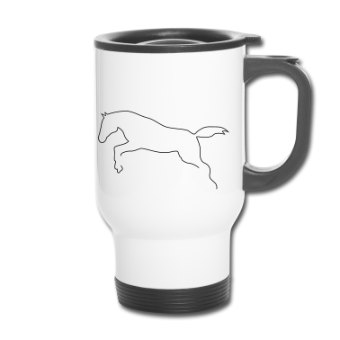 Pferde Thermobecher - Pferd