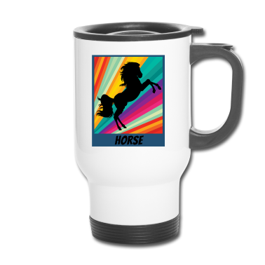 Pferde Thermobecher - Pferd