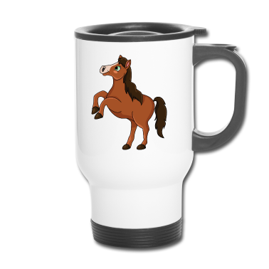 Pferde Thermobecher - Pferd