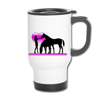 Pferde Thermobecher - Pferd