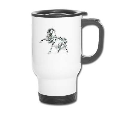 Pferde Thermobecher - Pferd