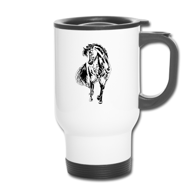 Pferde Thermobecher - Pferd