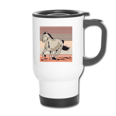 Pferde Thermobecher - Pferd