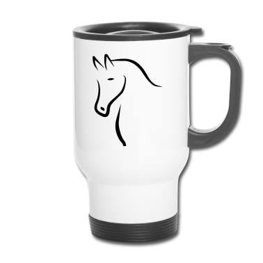 Pferde Thermobecher - Pferd