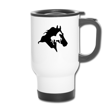 Pferde Thermobecher - Pferde