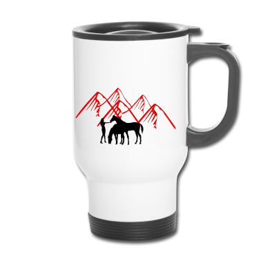 Pferde Thermobecher - Pferde