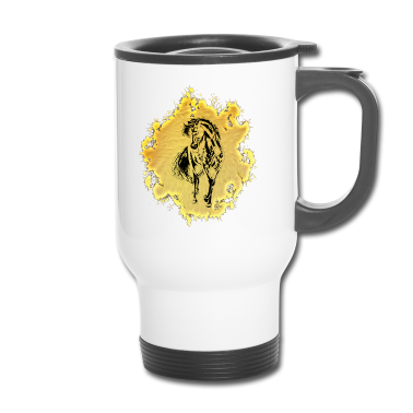 Pferde Thermobecher - Pferd
