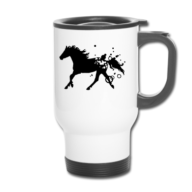 Pferde Thermobecher - Pferd