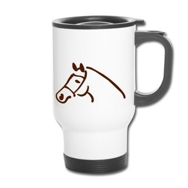 Pferde Thermobecher - Pferd