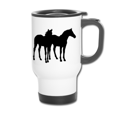 Pferde Thermobecher - Pferde