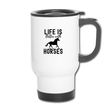 Pferde Thermobecher - Pferd