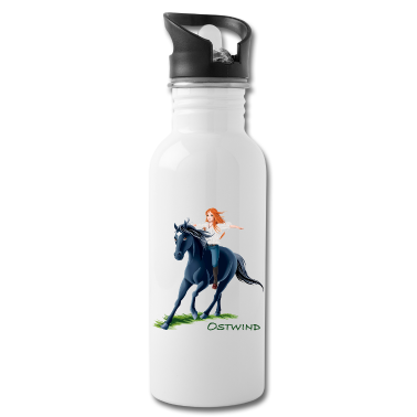 Pferde Trinkflasche - Ostwind Mika und Ostwind beim Reiten