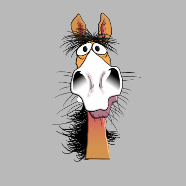 Motiv Pferd Pony Comic Cartoon