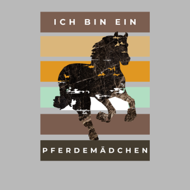 Motiv Pferde Pferd Ich bin ein Pferdemädchen