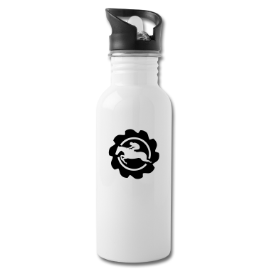 Pferde Trinkflasche - Pferd Pferd Logo Banniere Stempel Pferde