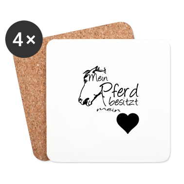 Pferde Untersetzer - Mein Pferd - Mein Herz Geschenk