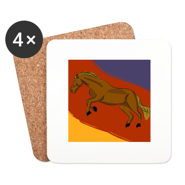 Pferde Untersetzer - Pferde
