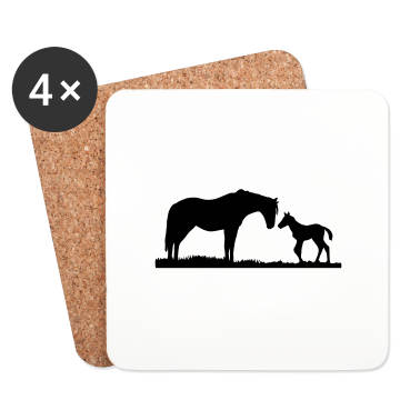Pferde Untersetzer - Pferde, Pferd & Fohlen