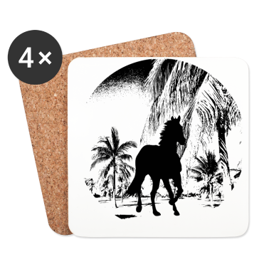 Pferde Untersetzer - Pferd Pferde Geschenk