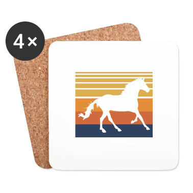 Pferde Untersetzer - Pferd