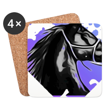 Pferde Untersetzer - Pferd