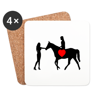 Pferde Untersetzer - Pferd