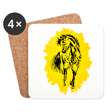 Pferde Untersetzer - Pferd