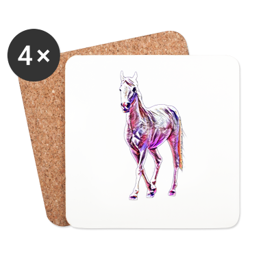 Pferde Untersetzer - Pferd